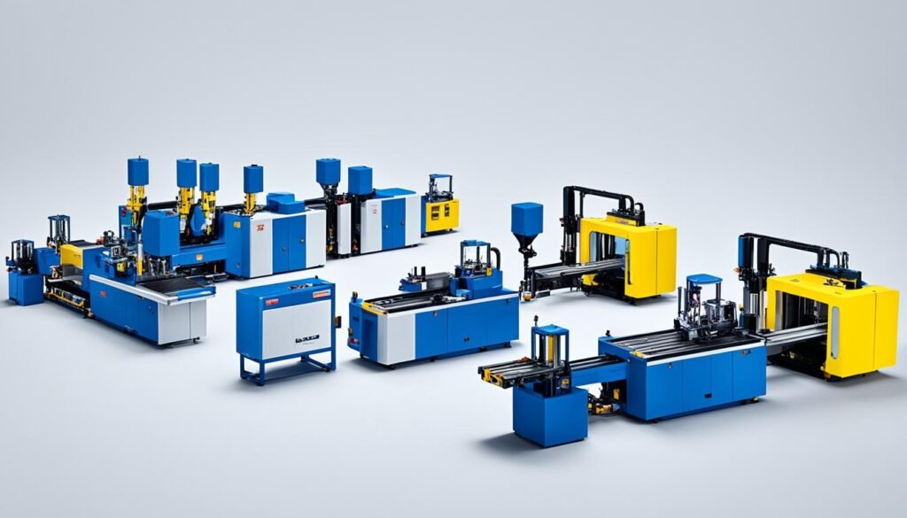 Types of injection molding machines